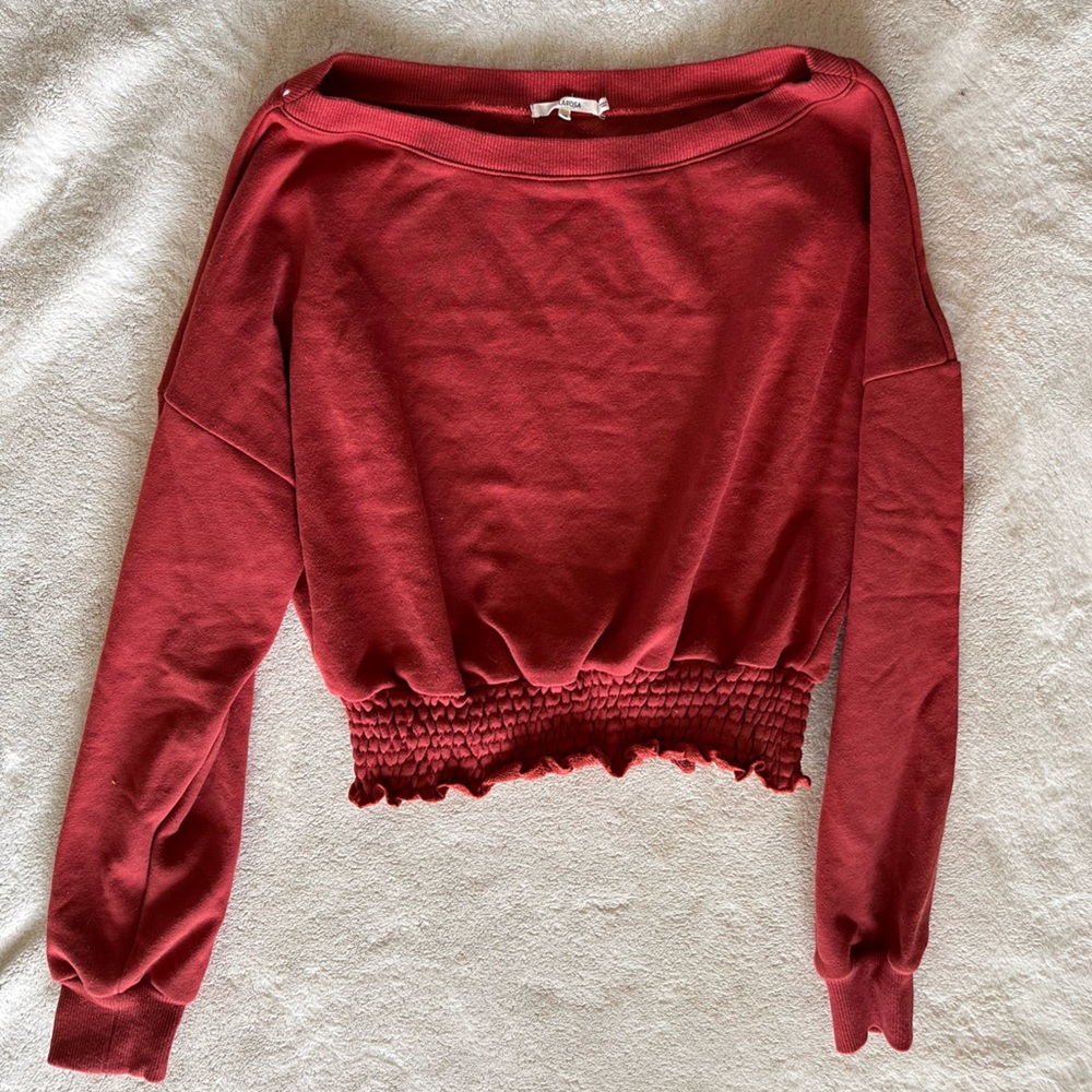 Revolve, tularosa cropped sweater shirt never worn. Xs